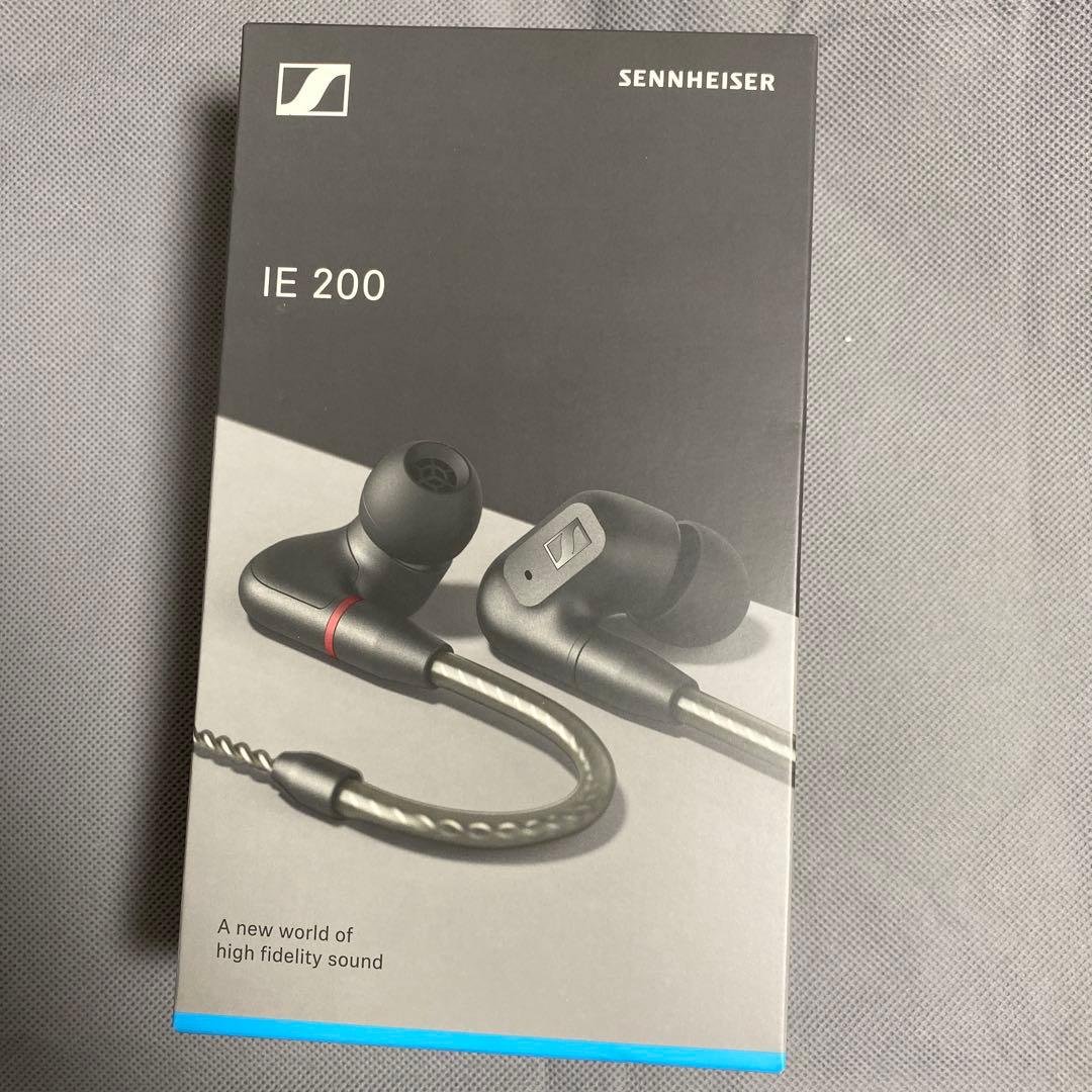 ゼンハイザー Sennheiser イヤホン 有線 IE 200 ブラック