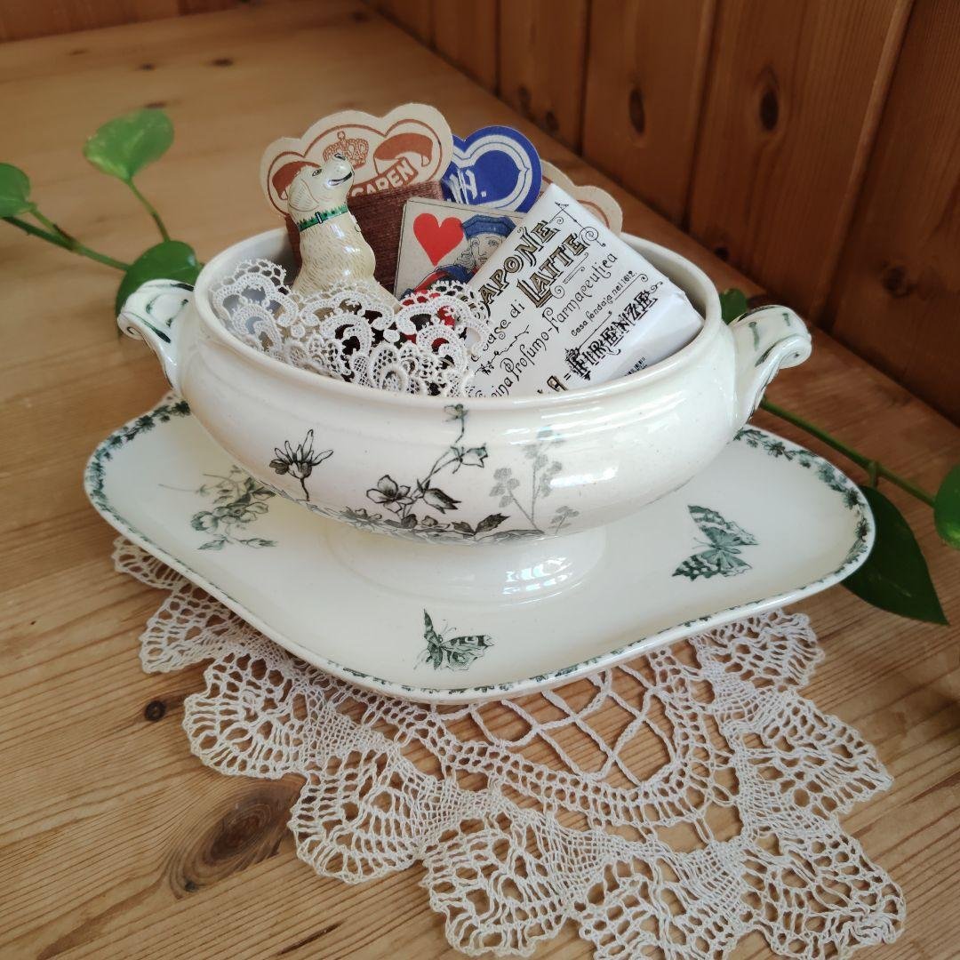 フランスアンティーク　エミールブルジョワ　ソーシエール