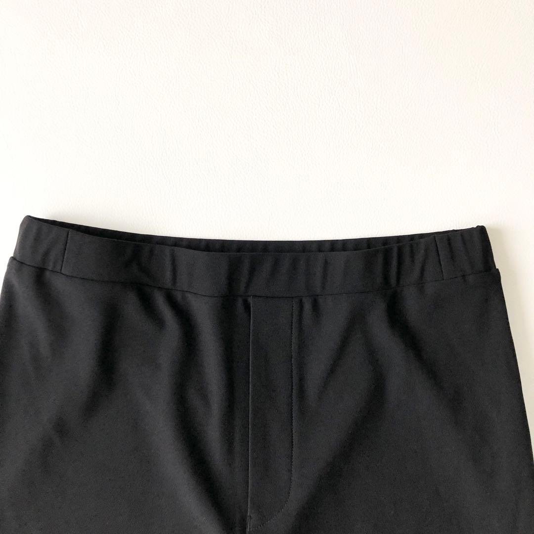 2526y美品カレンソロジー　24年ハイテンションフレアパンツ スリット M 黒