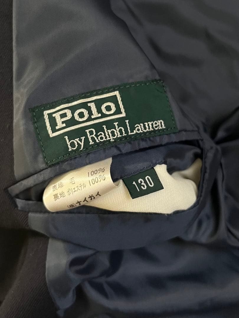 【美品】 RALPH LAUREN フォーマル　4点セット 紺ブレ 130