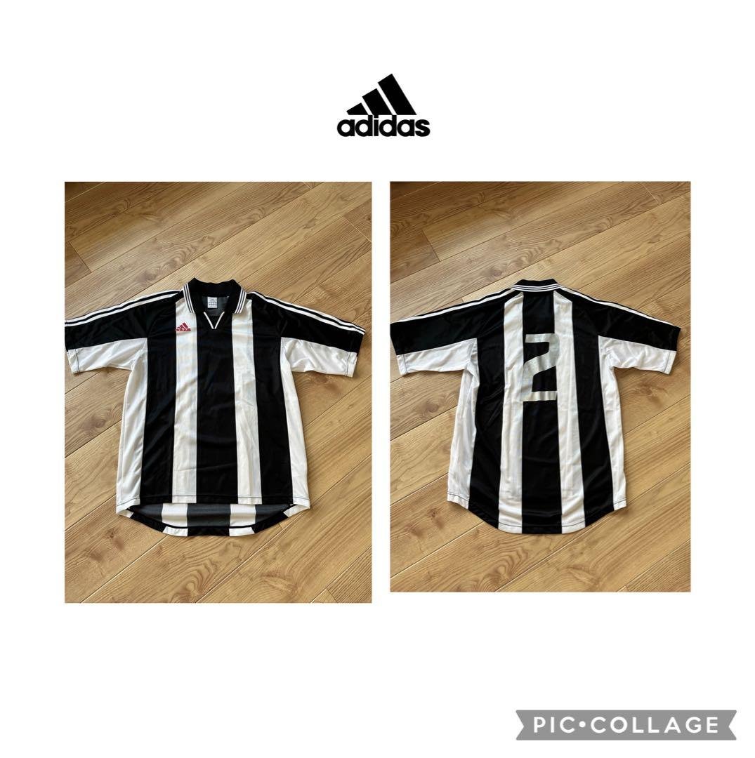 90s adidas ストライプ ゲームシャツ 日本製 美品 あいみょん
