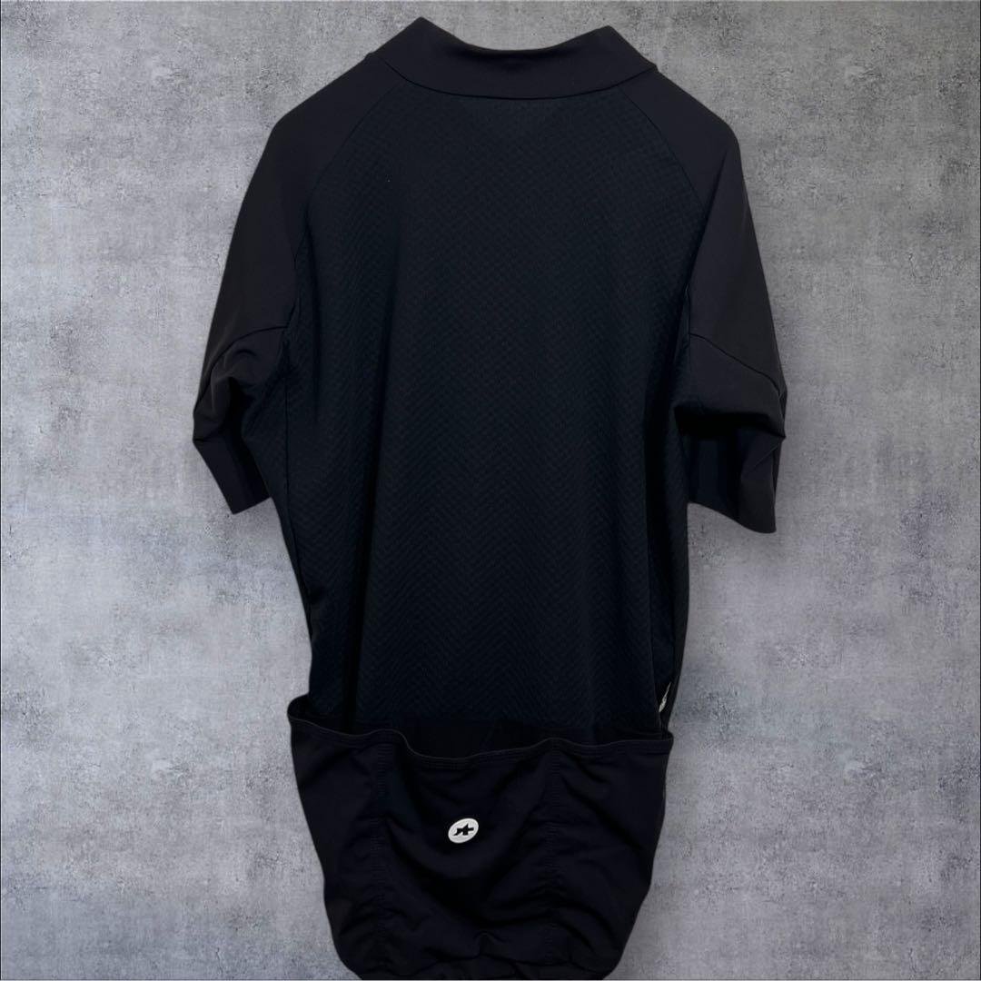 ASSOS サイクリングウェア　黒　sサイズ 半袖 ジャージ 後ろポケット