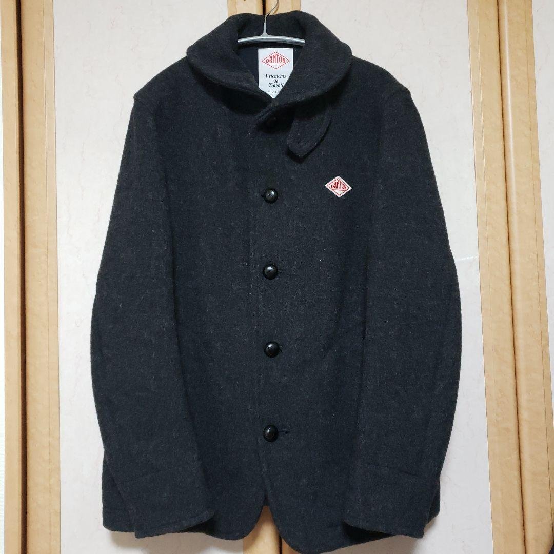 セール❗DANTON ウールコート ダークグレー美品