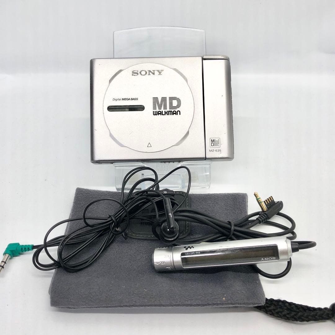SONY MZ-E25-S シルバー ポータブルMDプレーヤー