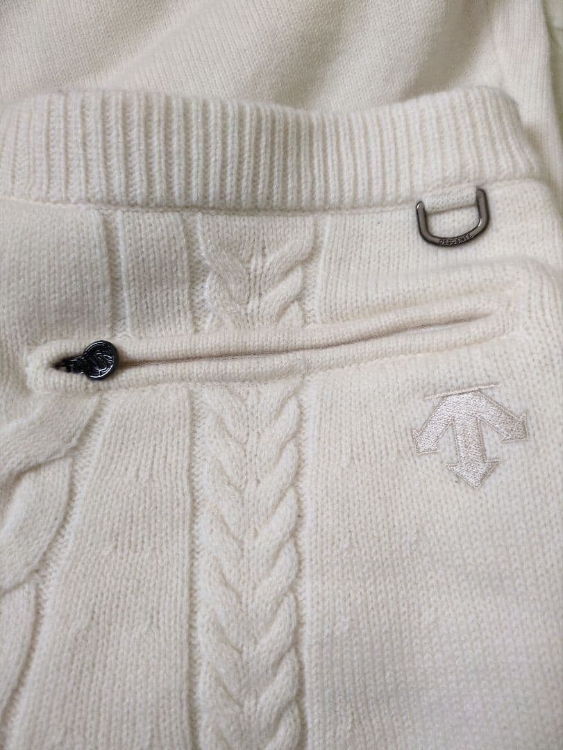 DESCENTE GOLFLuxeスワロフスキーセットアップデサントゴルフニット