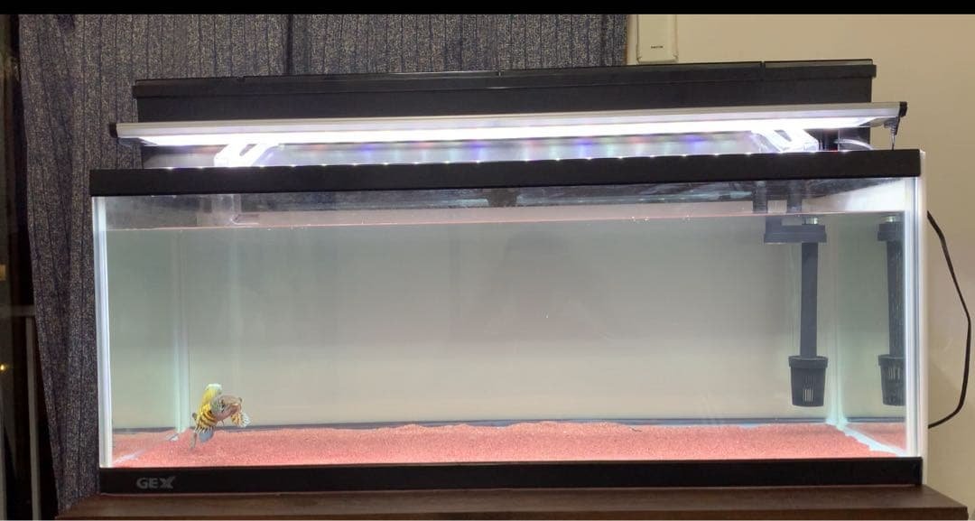 水槽セット90cm 上部フィルター LEDライト内蔵