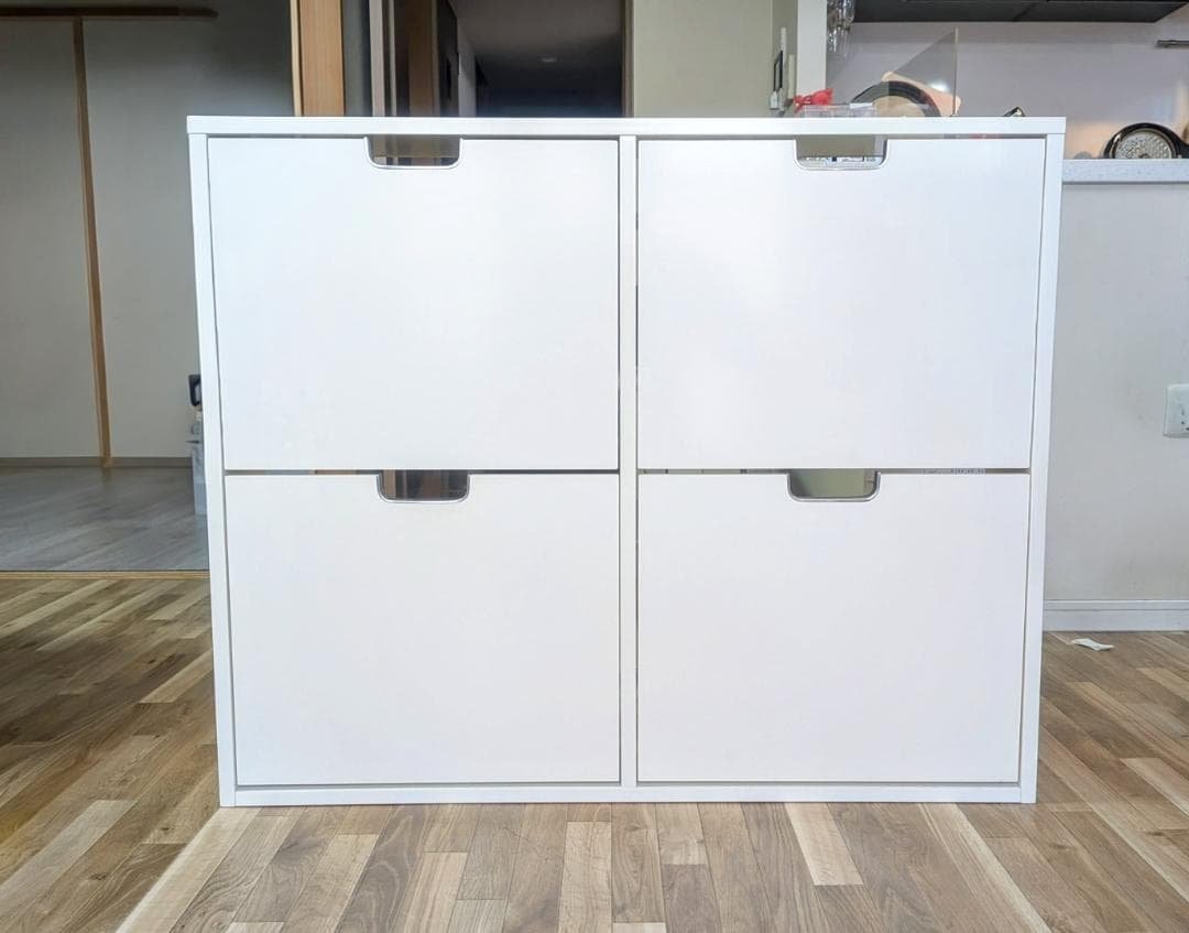 【美品・日焼けあり】IKEA STALL ステル シューズボックス スリム