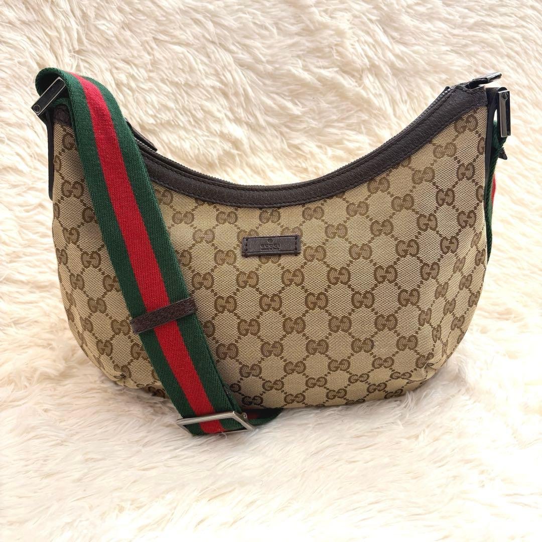 美品✨グッチ　GUCCI ショルダーバッグ　トートバッグ　シェリーライン　GG