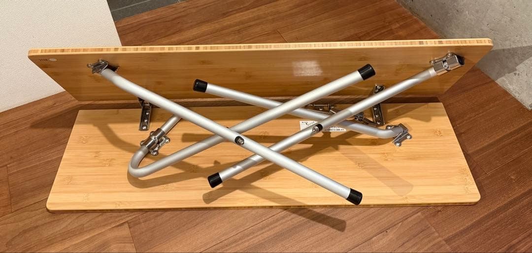 大大 peak ワンアクションローテーブル 竹 LV-100TR