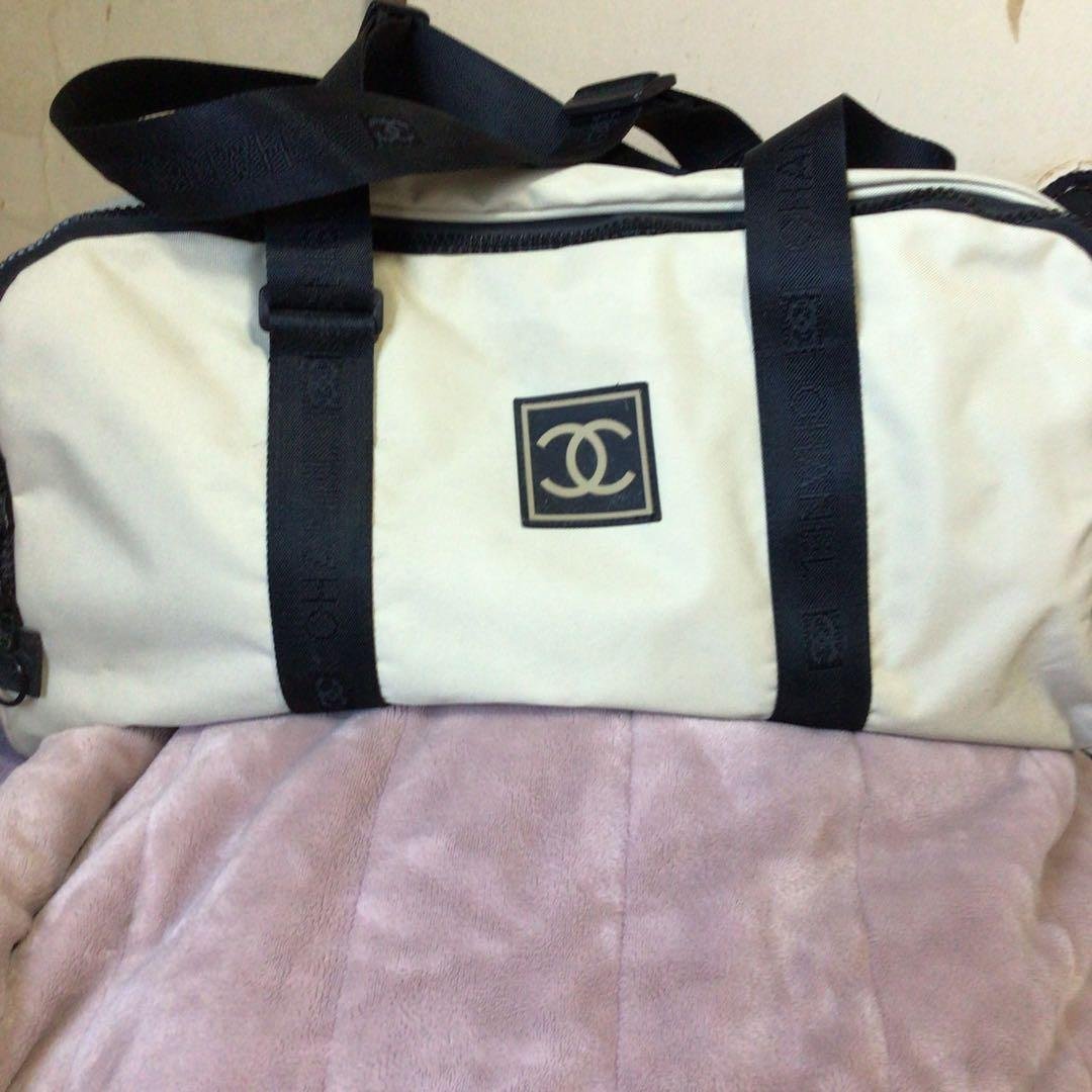 ノベルティ　☆CHANEL スポーツ ライン ダブルファスナーボストンバッグ