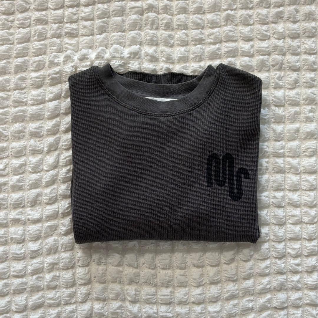 トップス main story Waffle Tee Plum Kitten 2y