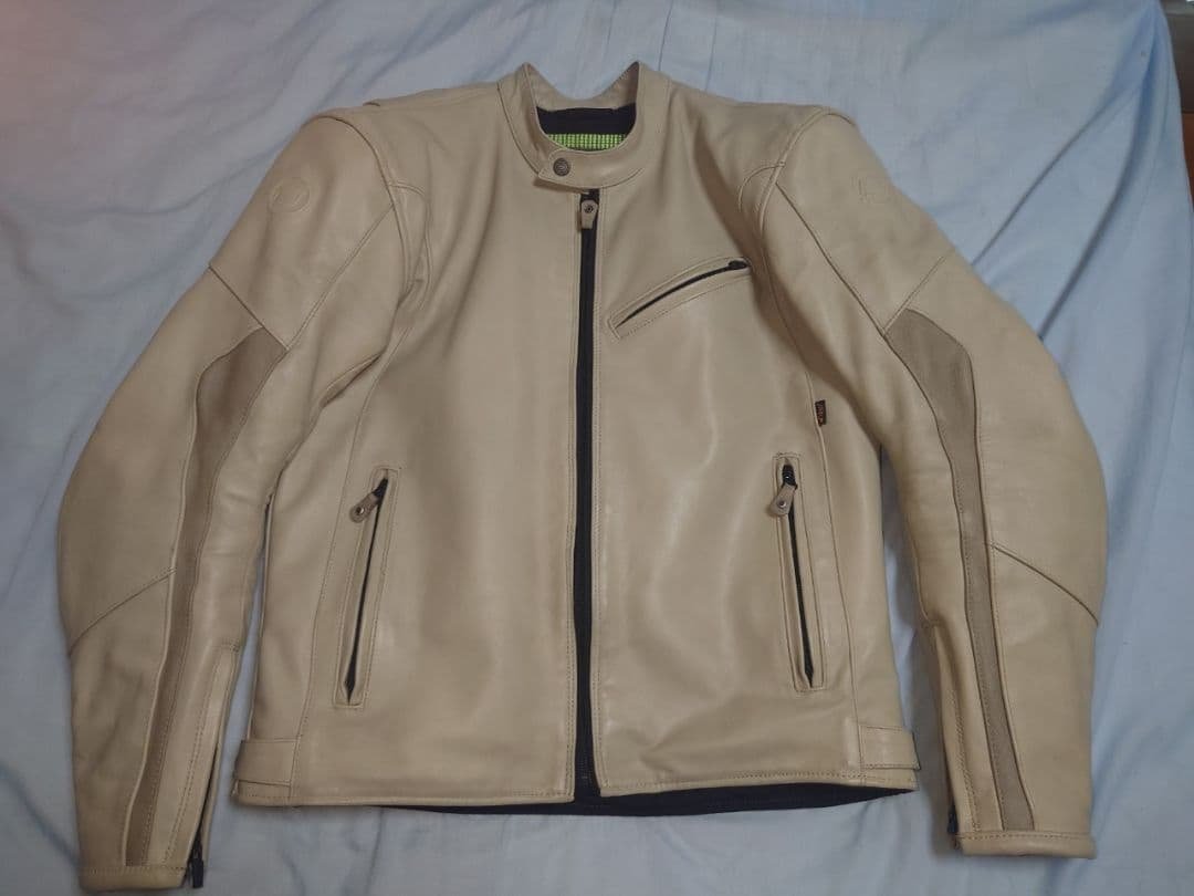 Hyod レザージャケット　L アイボリー