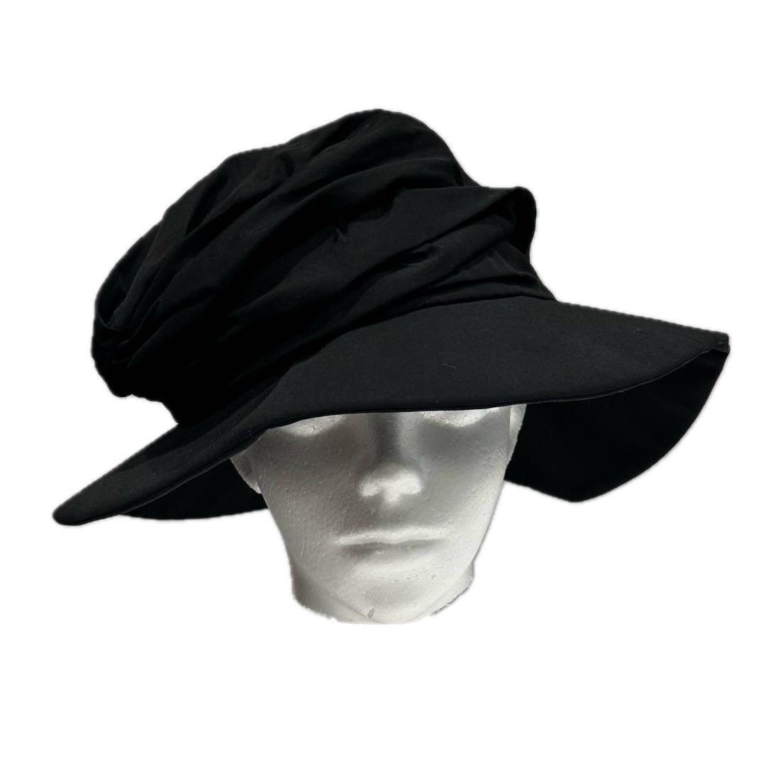 Y’s Yohji Yamamoto アシンメトリー ギャザー キュプラ ハット
