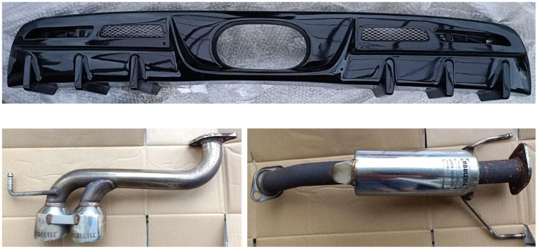 CR-Z NOBLESSE センター 2本出しマフラー 専用ディフューザーセット