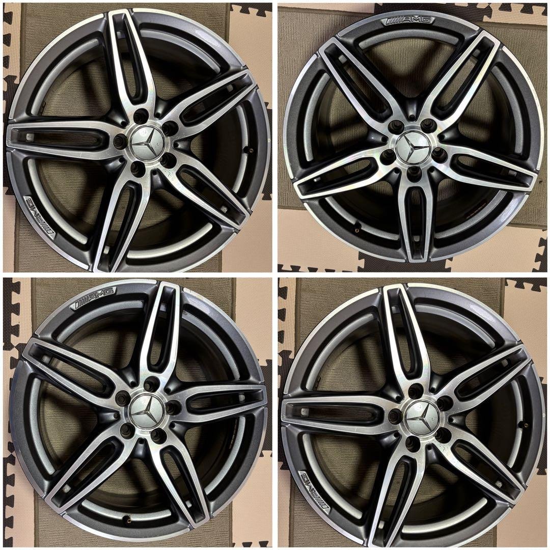 メルセデスベンツ　Eクラス　19インチ　5本ツインスポークアルミ　4本セット中古
