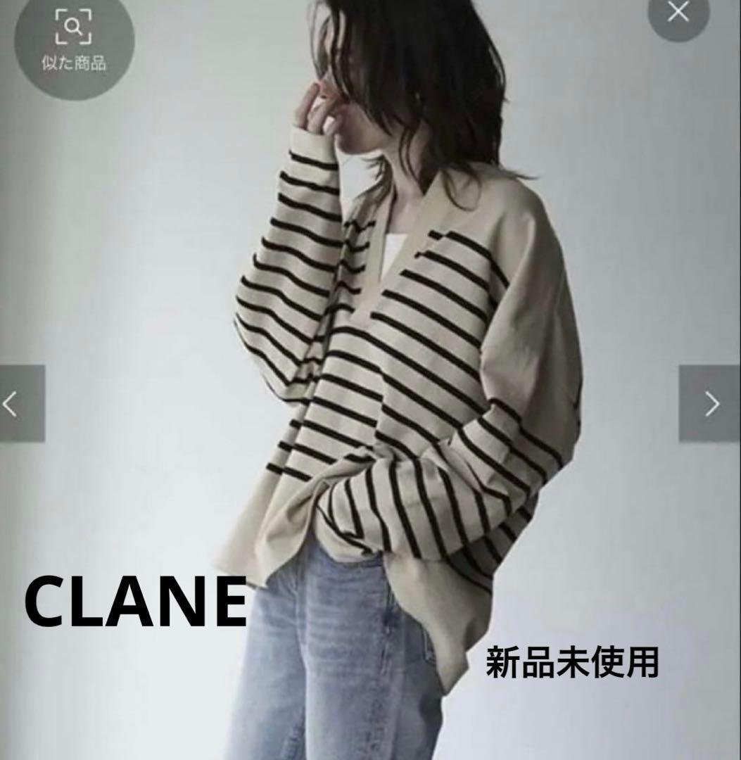 新品未使用　クラネ　CLANE ボーダーカットソー