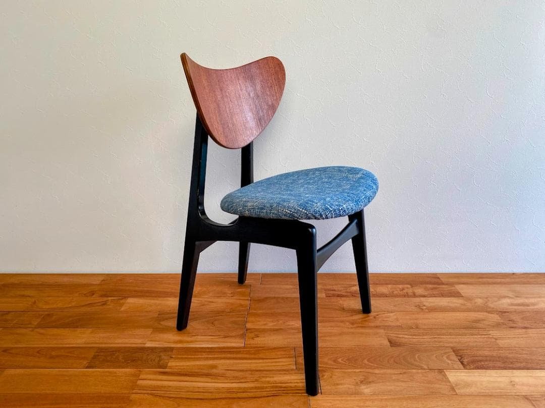 1950-60s G-PLAN Tola&Blackダイニングチェア 張替済み②