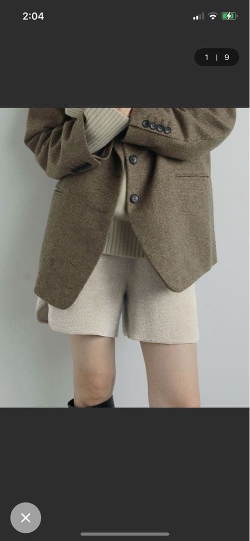 【新品未使用】anuke ニットショートパンツ