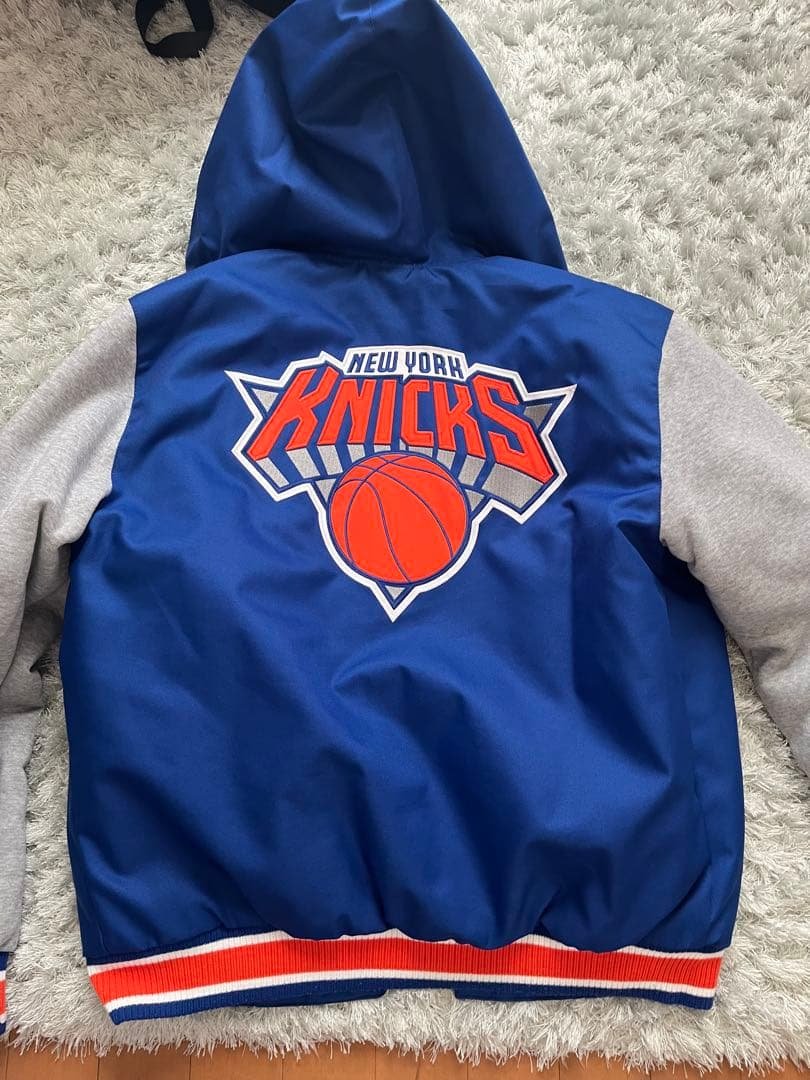 ミッチェルアンドネス NBA ニックススタジャンブルー