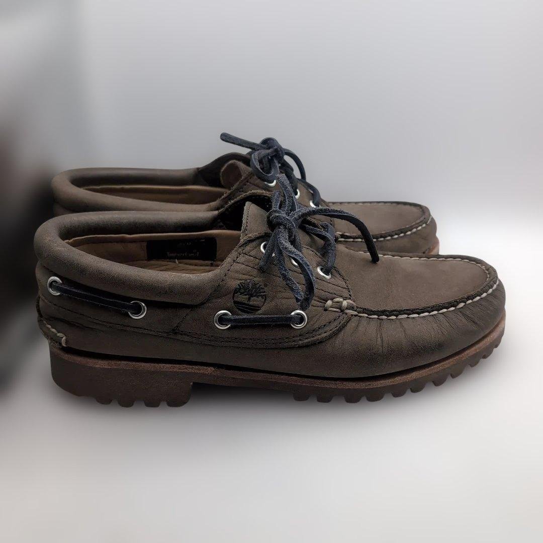 ティンバーランド 3アイラグハンドソーンボートシューズ ヌバック