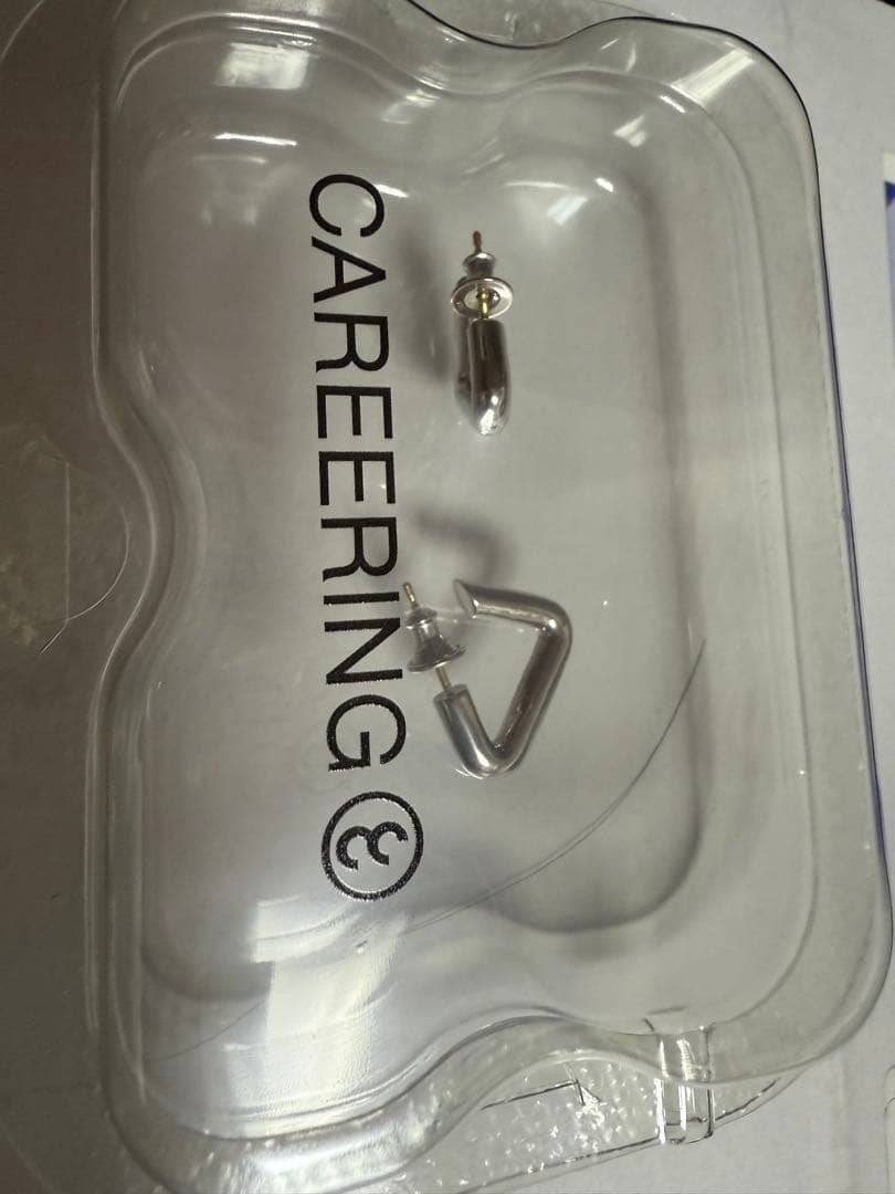 CAREERING シルバー フックピアス 片耳用