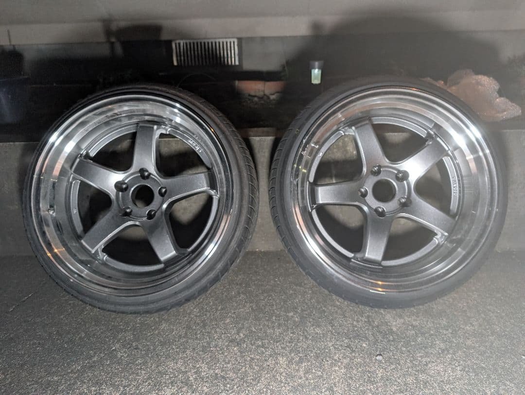 Cleave racing fl53 ガンメタ 114.3 18 9.5j+0