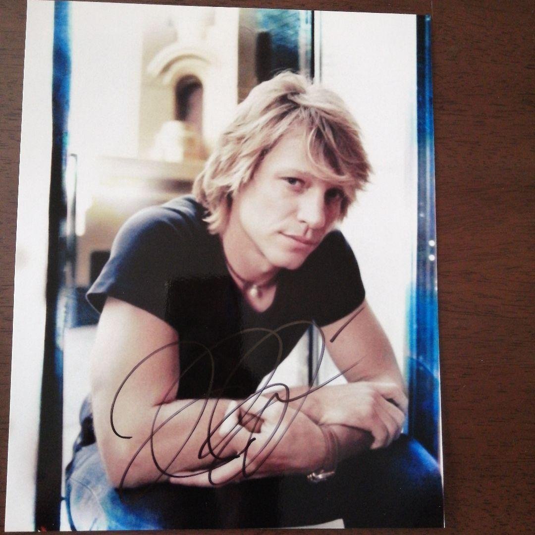 Bon Jovi　直筆サイン入り写真