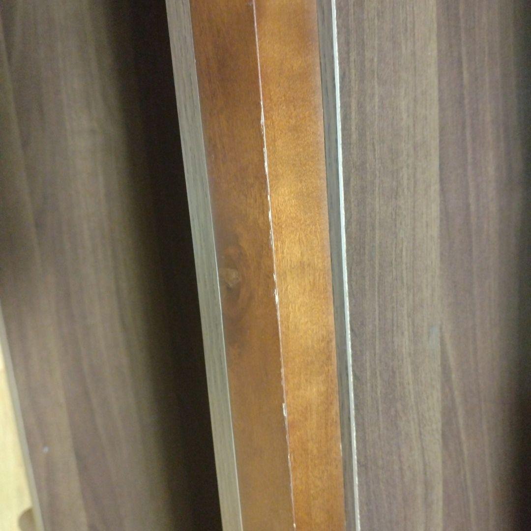 【新生活のお供に！】シンプルモダンキャビネット ウッド調