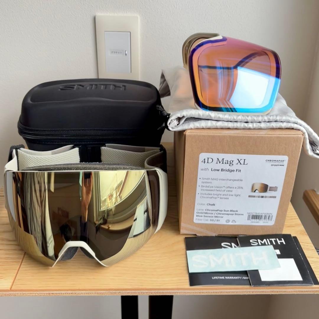 【美品】SMITH 2024/25 4D MAG XL Chark