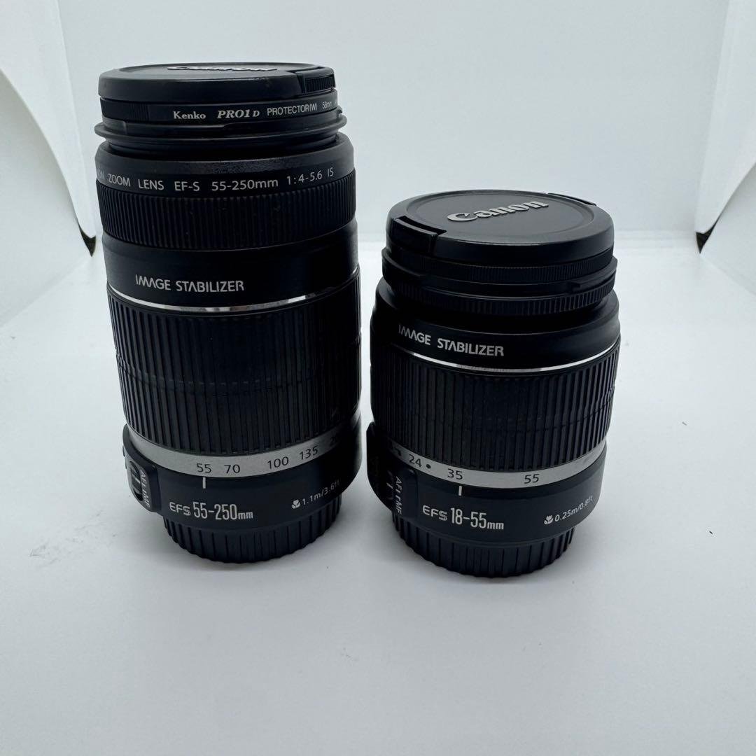 キャノンレンズ 2個セットEF-S 18-55mm EF-S 55-250mm