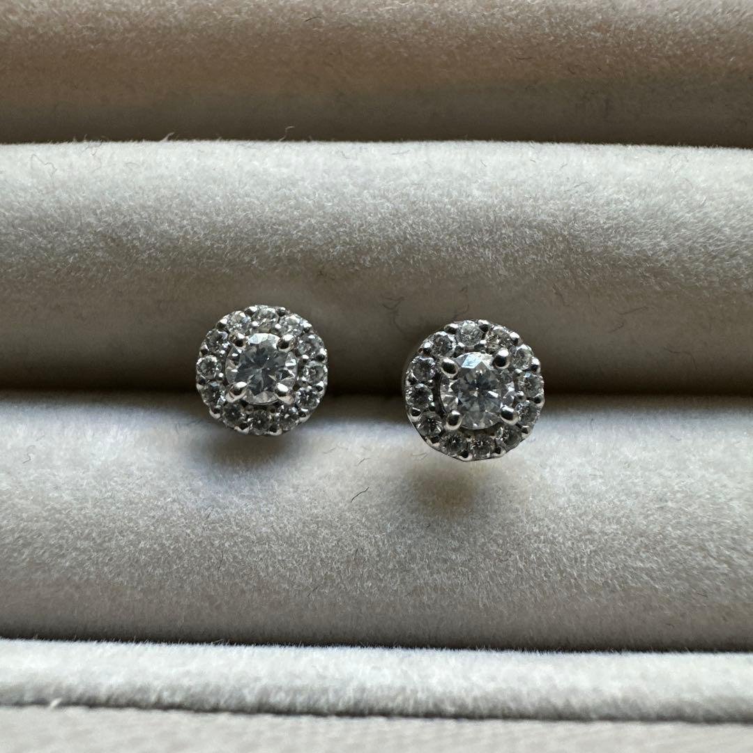 新春値下げ　グレイス・オマリー　ダイヤモンドピアス 0.36ct