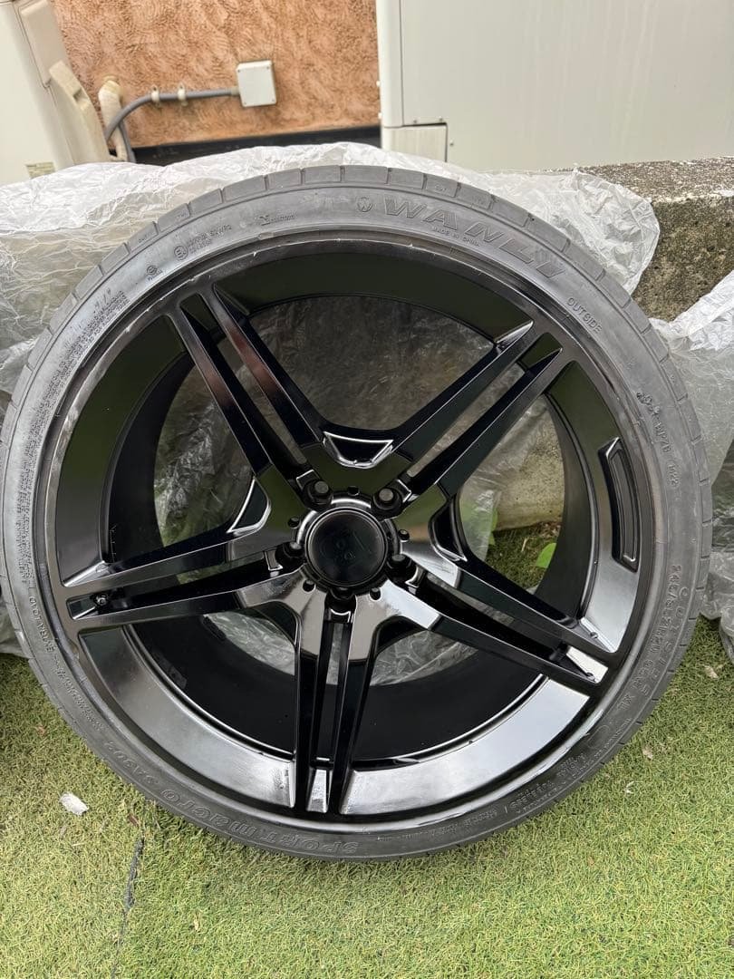 4本　20インチ ブラック 5スポークホイールセット　メルセデスベンツ　w447