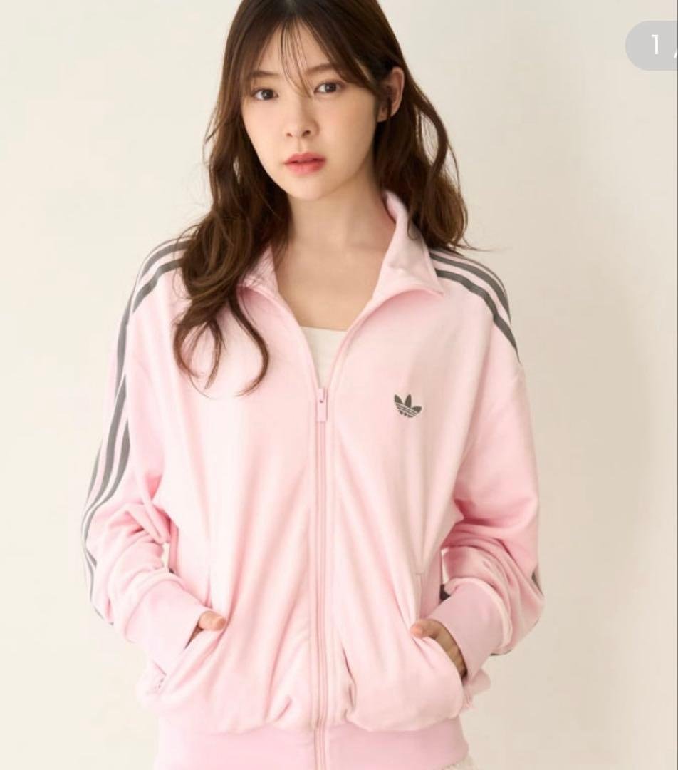 完売品　XS snidel ファイヤーバードトラックジャケットベロア　タグ付き