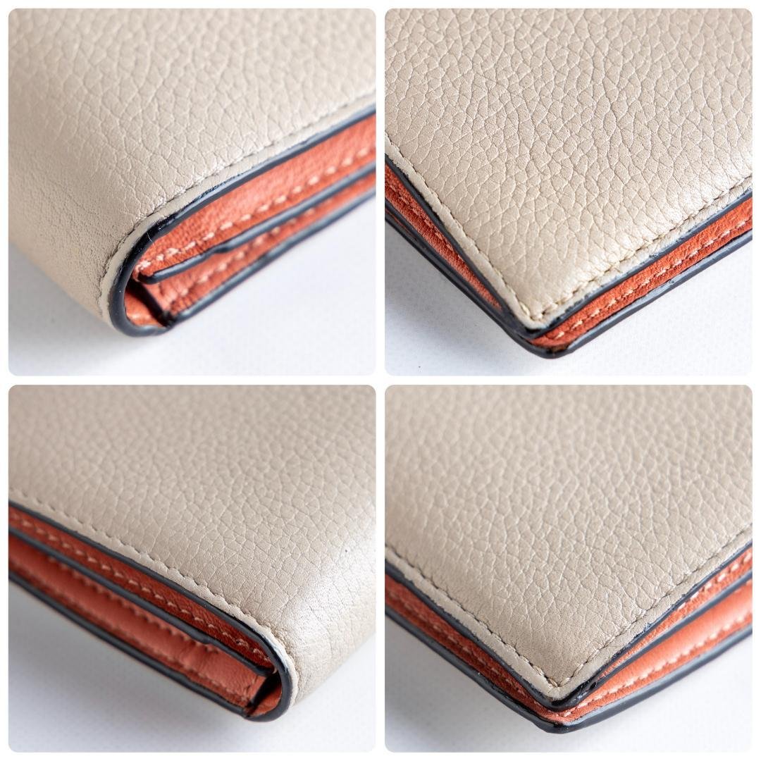【超美品】 LOEWE ２つ折り 長財布 バーティカルウォレット 箱付き