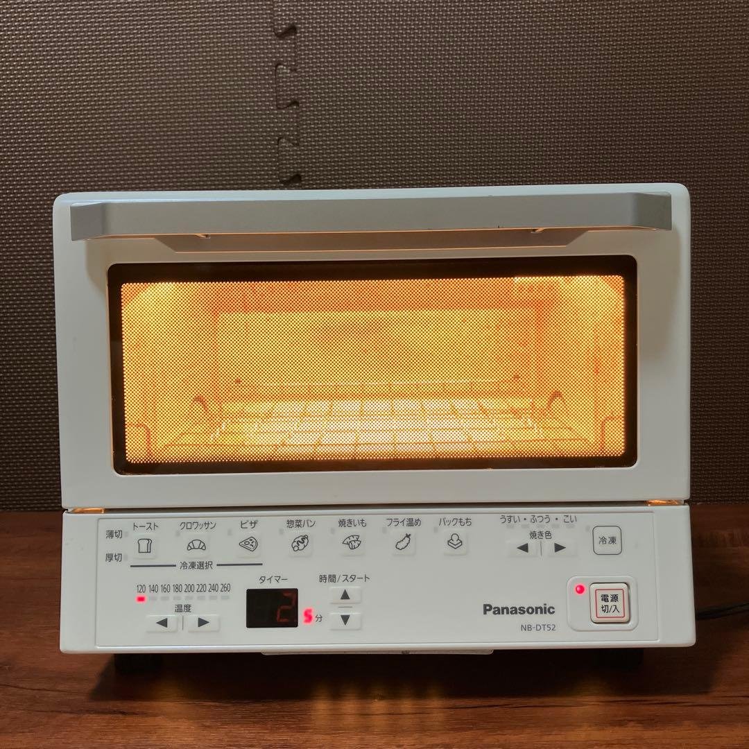 Panasonic コンパクトオーブンNB-DT52-W 白 2021年製