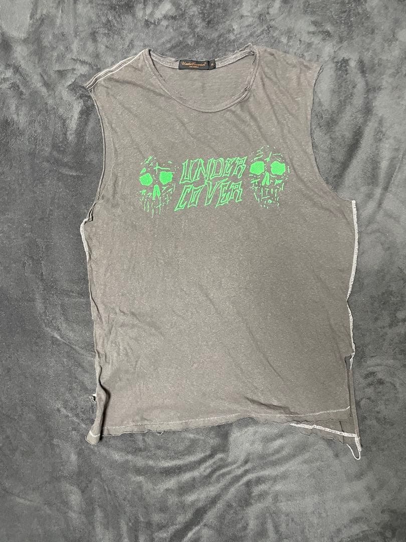 Undercover SCAB期　ノースリーブカットソー　ロゴ入り