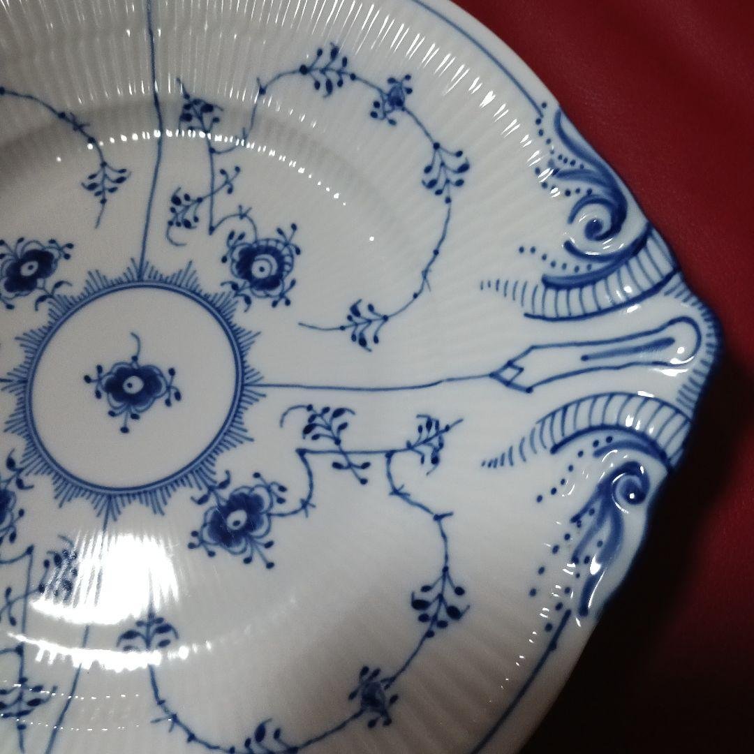 新品　ロイヤルコペンハーゲン　ブルーフルーテッド　陶磁器大皿 廃盤品