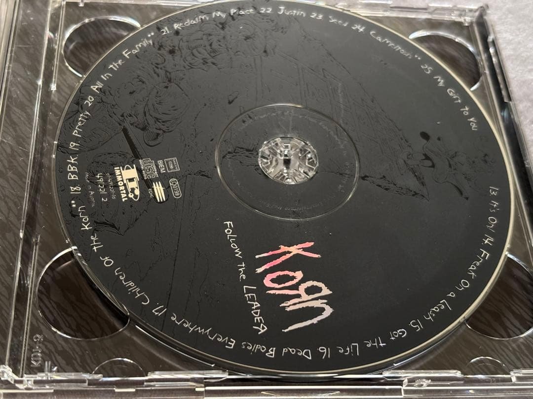 レア　Korn サイン　限定CD コーン Follow the Leader