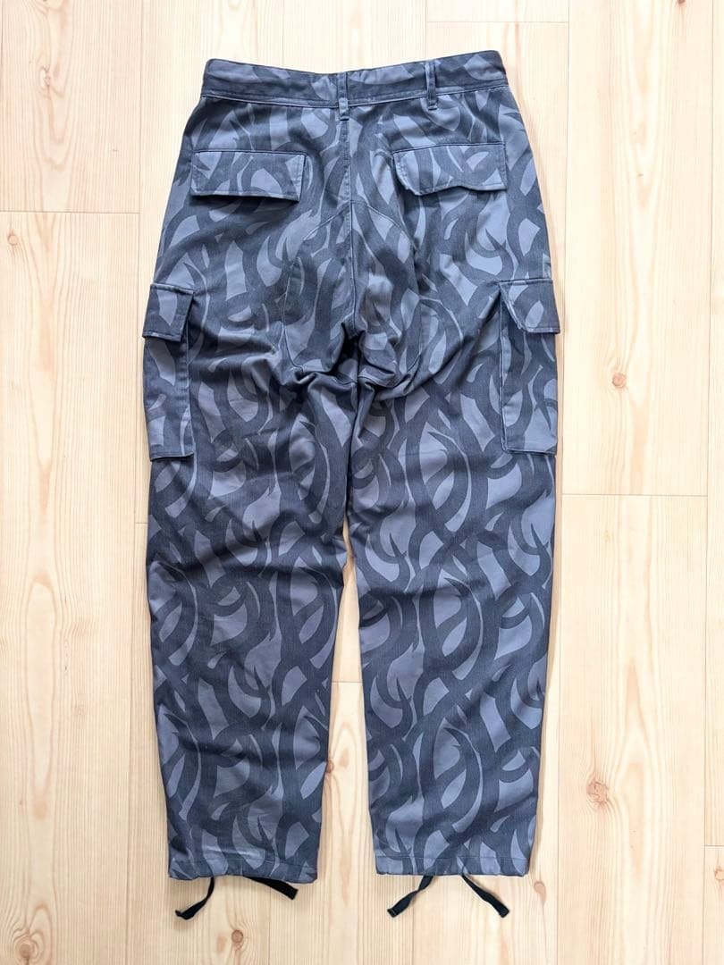 Danke Schon カモフラ カーゴパンツ M トライバルカモ グレー