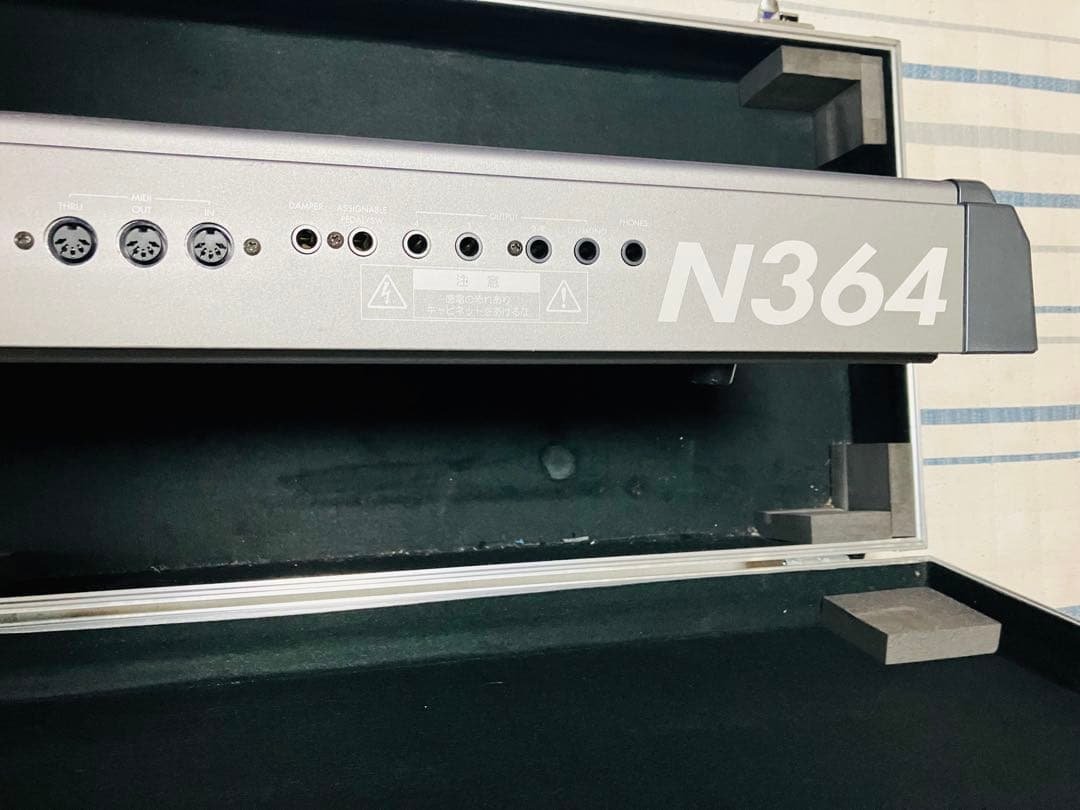 希少コルグKORG N364シンセ キーボードハードケース付き　動作品最安値