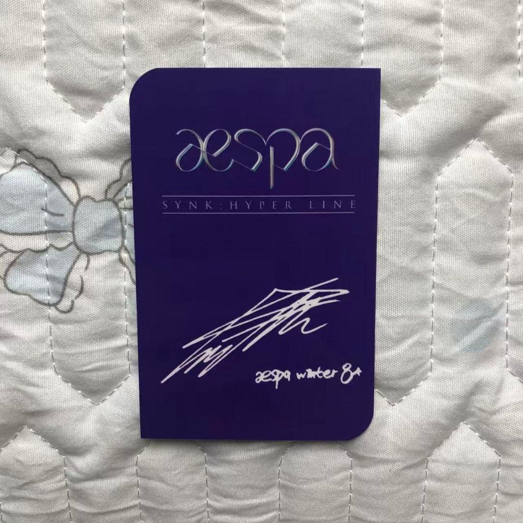 aespa liiv next 当選 限定 ウィンター トレカ