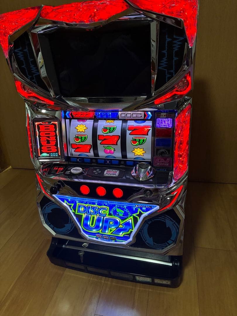 実機　パチスロ　ディスクアップ　美品