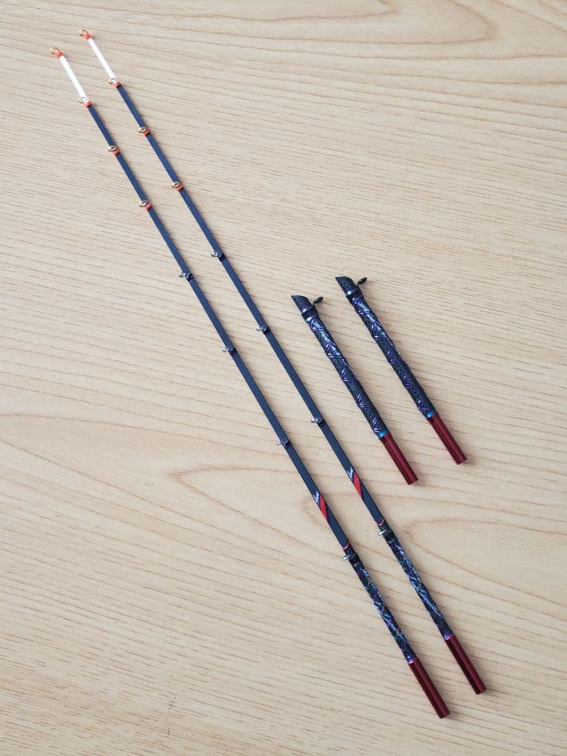 バリバス ワカサギ穂先MAX３２２HRX　延長アダプター７０㎜２本セット