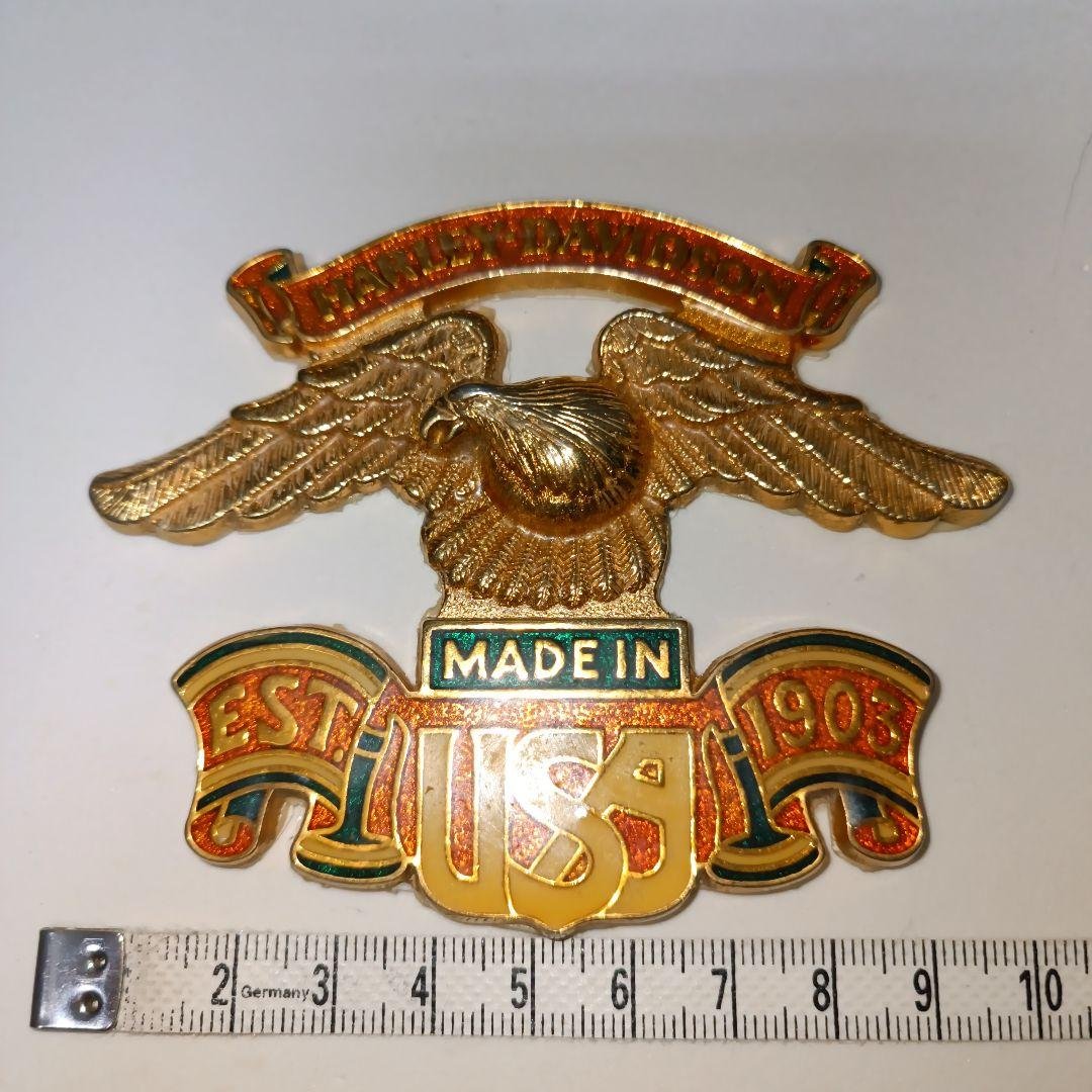 ハーレーダビッドソン メタルエンブレム USA 1903