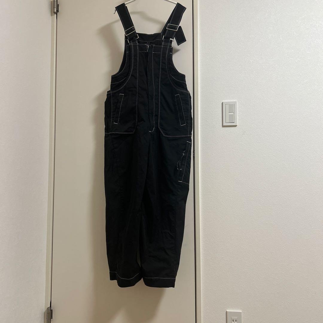 TODAYFUL Frontzip Cotton Salopette黒36