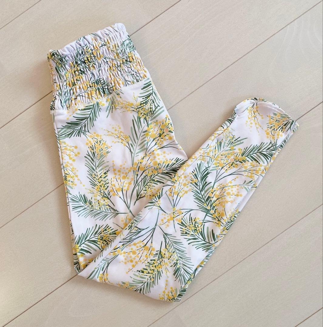 スカーラ♡新作♡レギンス♡ミモザ