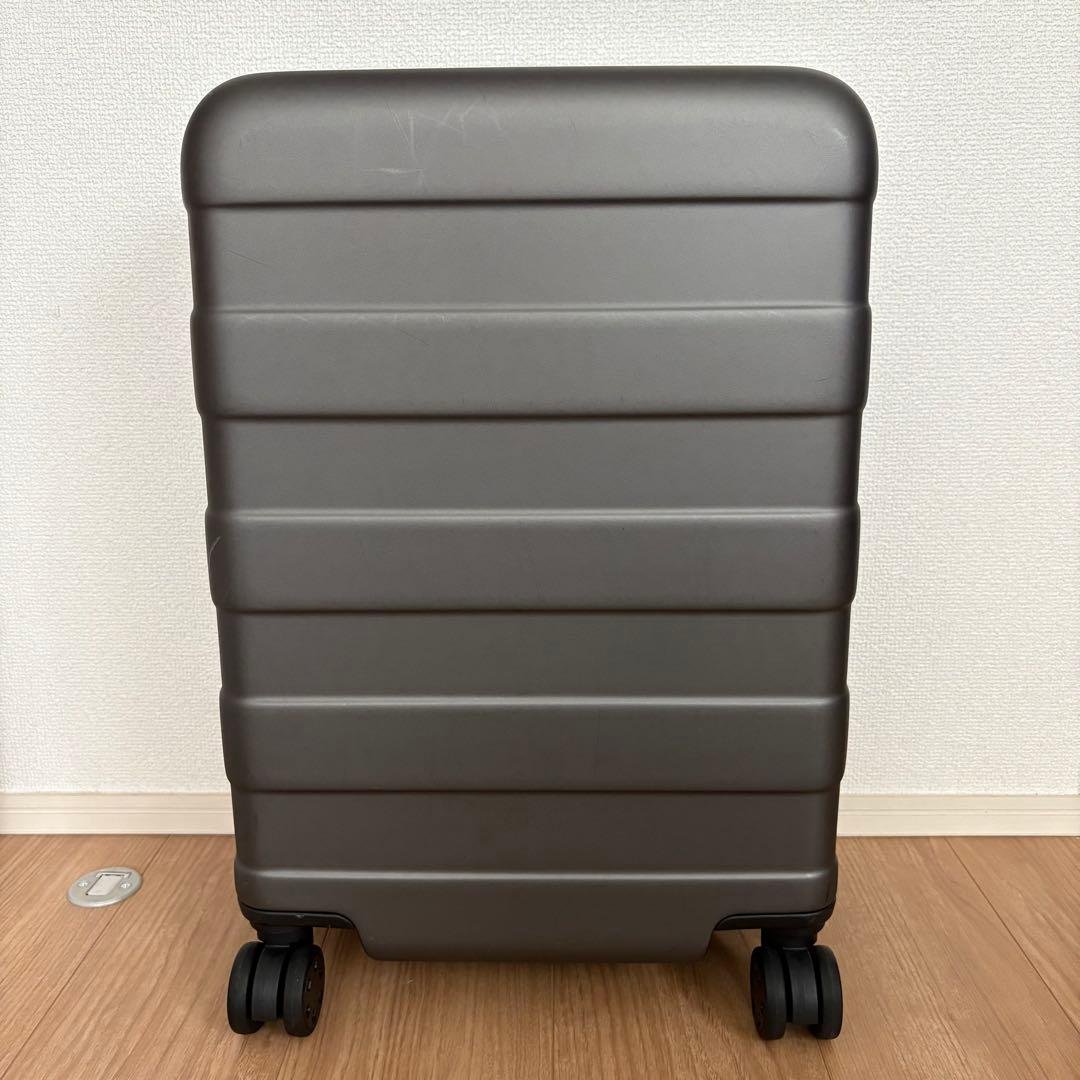 【一度使用】無印良品 キャリーケース　グレー　36L