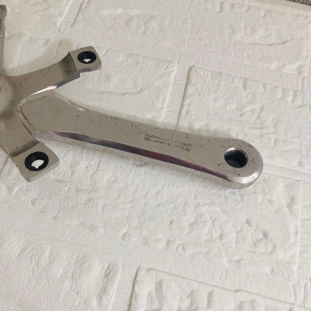 シマノ NJS ピスト クランク FC-7600 167.5mm ネジなし