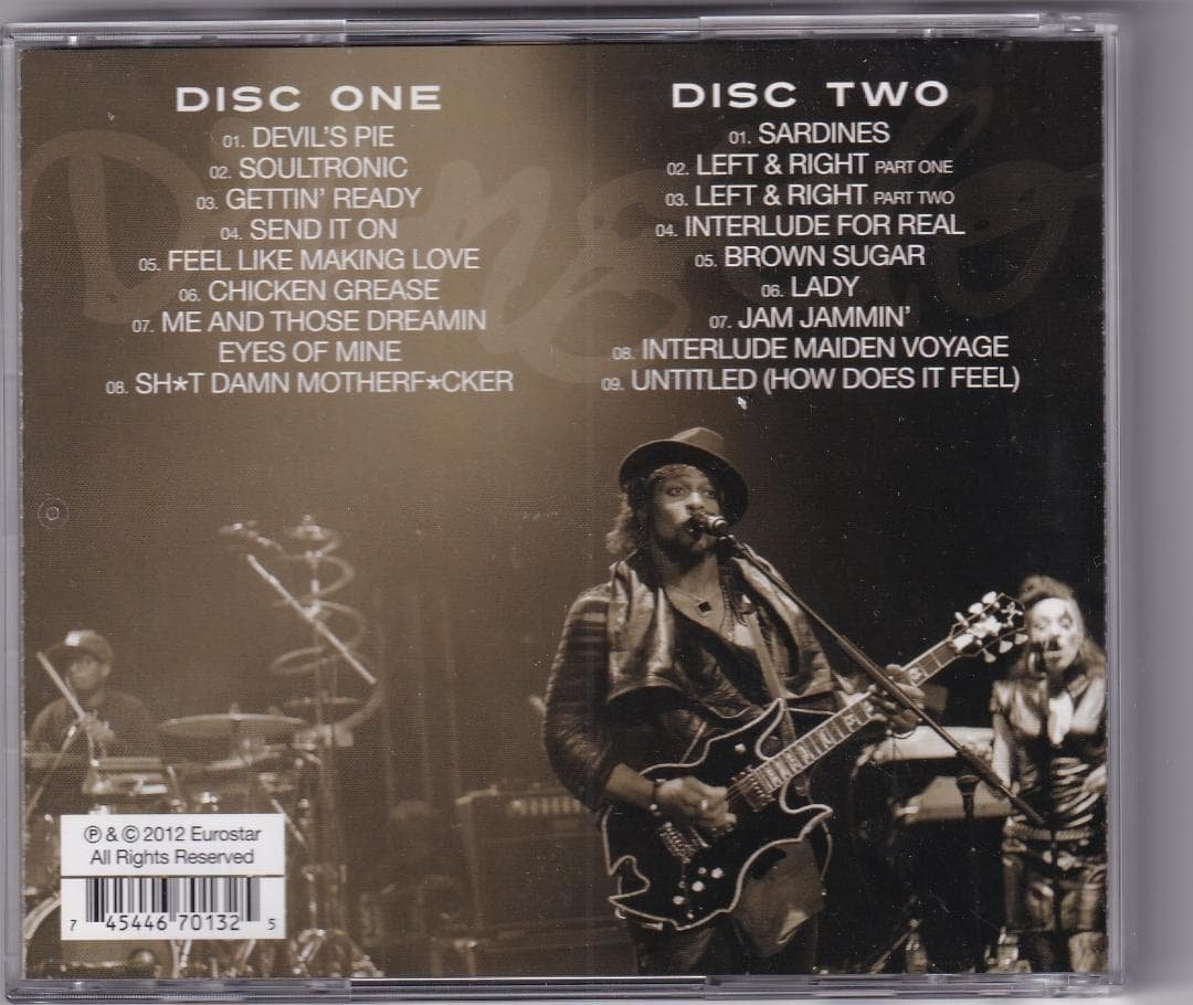 洋楽 D'Angelo Live in Oslo 2CD