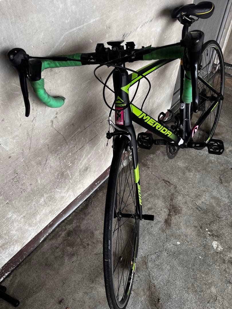 MERIDA RIDE 200 ロードバイク ブラック/グリーン